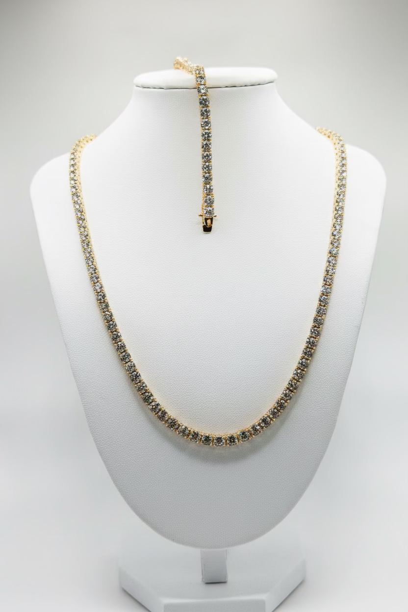 Tennis Necklace Set
